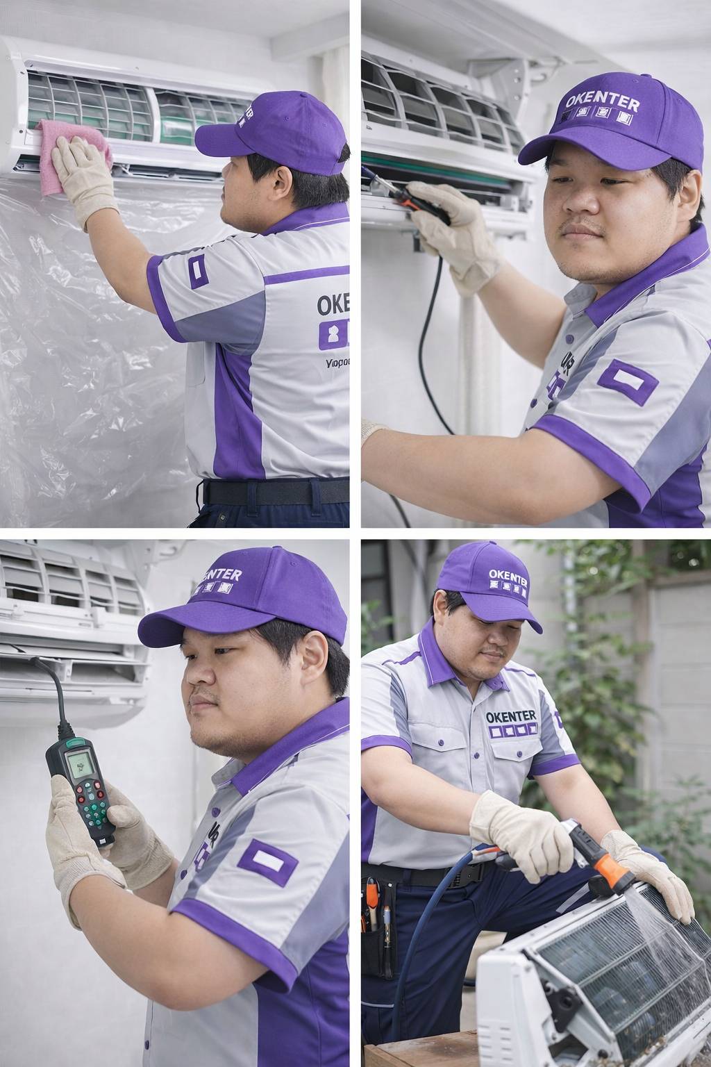 บริการเติมน้ำยาแอร์ (R32, R410A, R22)